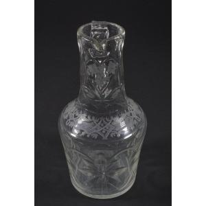 Jug, Decanter Glass With Handle, 18th Century 