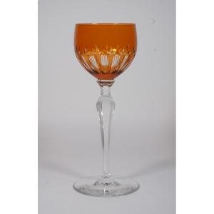 Verre à Vin Du Rhin, Roemer Cristal Baccarat Orange