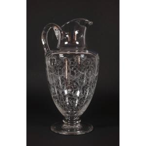 Water Jug, Water Carafe, Baccarat Michelangelo Crystal