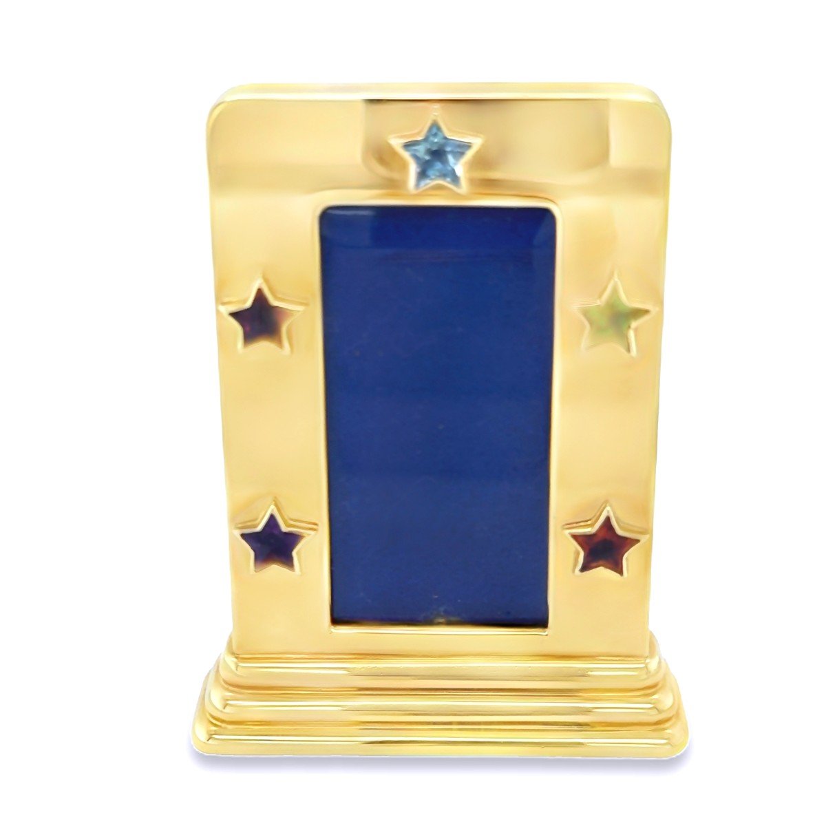 18kt Gold Gemstone Photo Frame