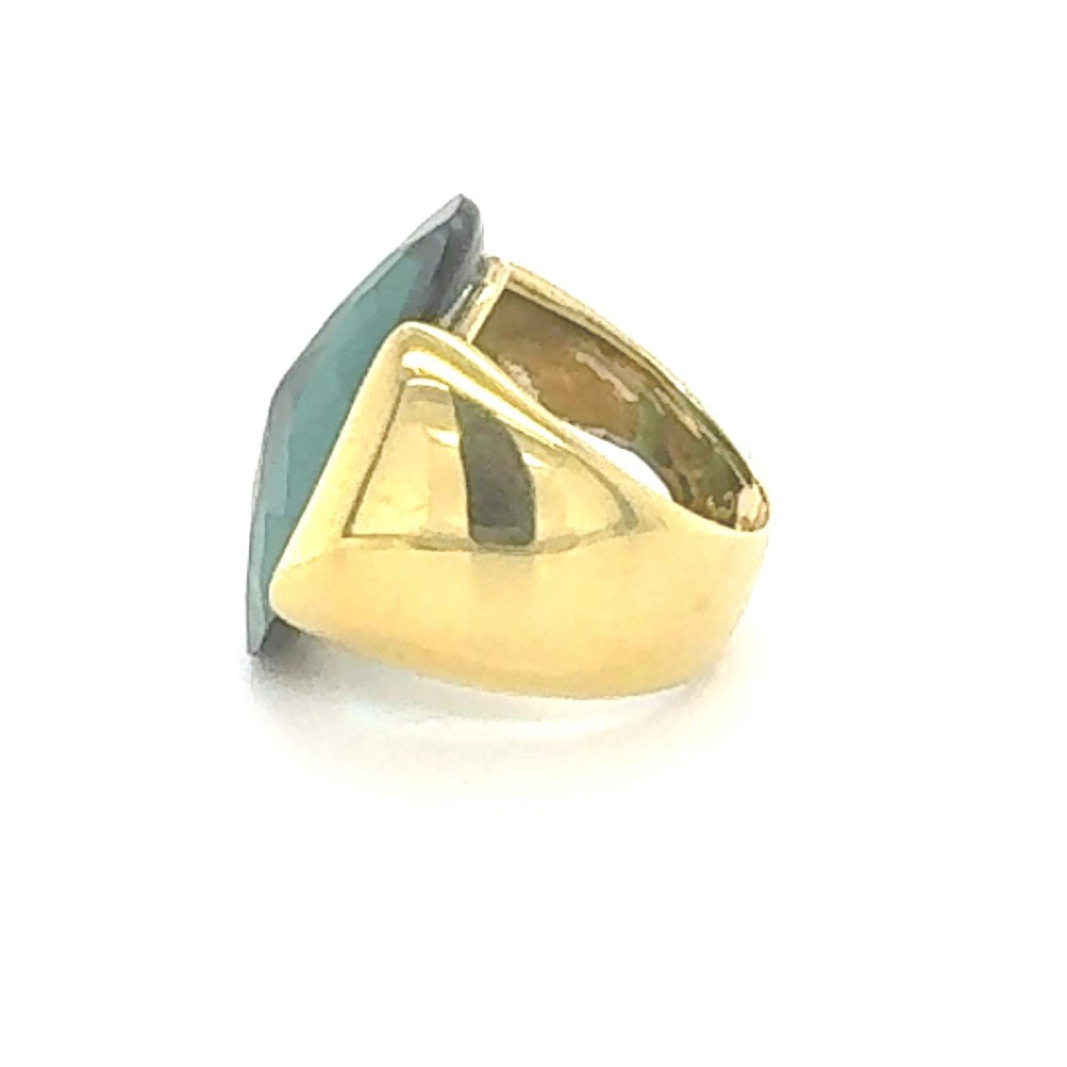 "Bague Tourmaline en Or Jaune"-photo-2