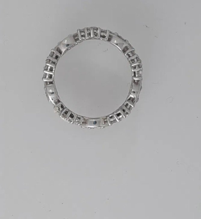 Ring White Gold & Diamond -photo-2