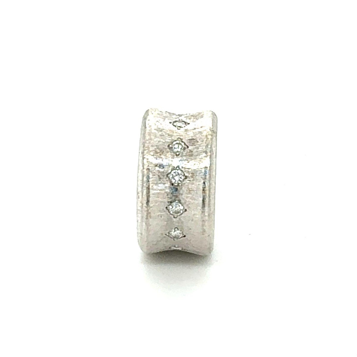 Bague en Or Blanc avec Diamants -photo-3