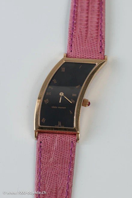  Montre Femmes en Or Jaune 18K - Design par Hans Hollein, 1988