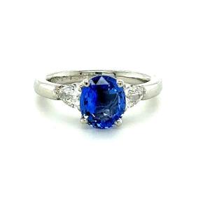 Sapphire & Diamond Ring