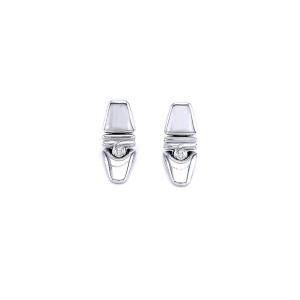 “18k White Gold Earrings”