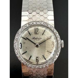  Montre De Luxe En Or Gris  Avec Diamants