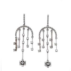 Boucles D’oreilles En Diamants 