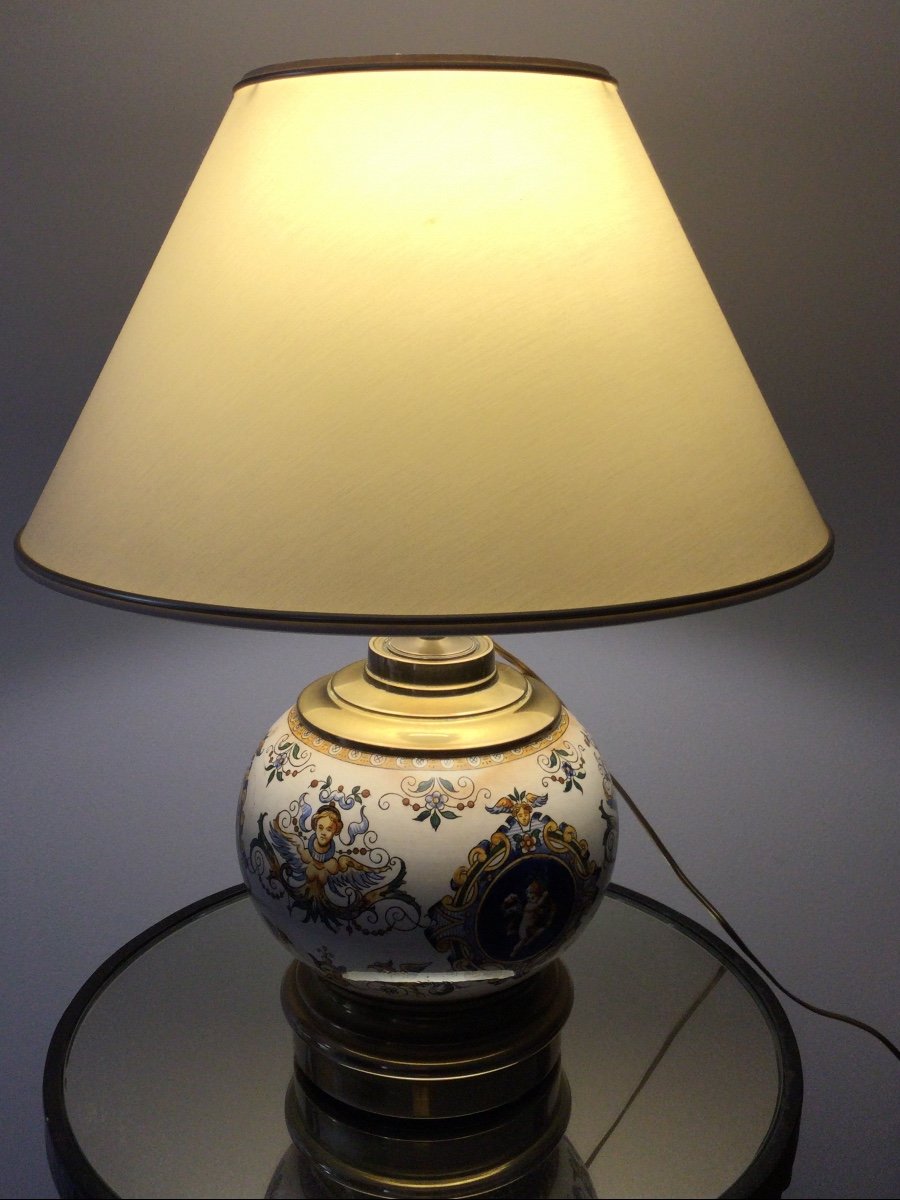 Gien Earthenware Table Lamp-photo-2