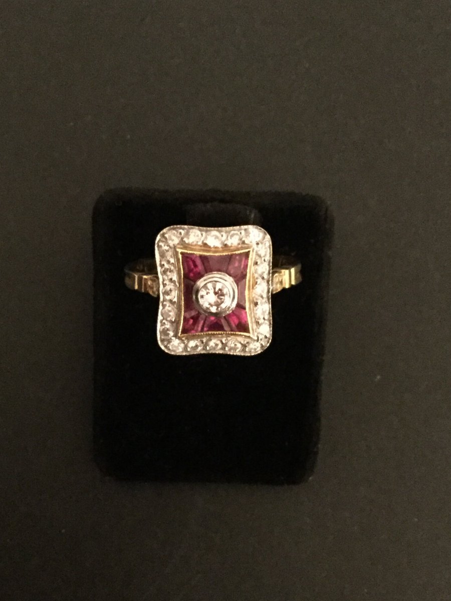 Ring Diamonds And Rubies Calibrated