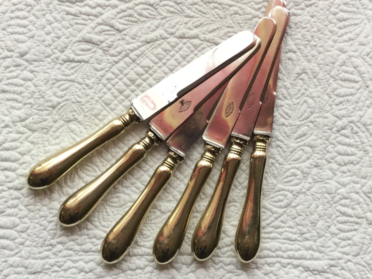 Ménagère de 12 couteaux de table Napoléon III