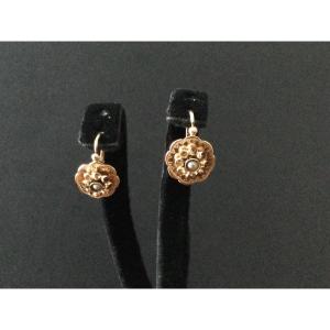 Boucles D’oreilles Dormeuses Or Napoléon lll