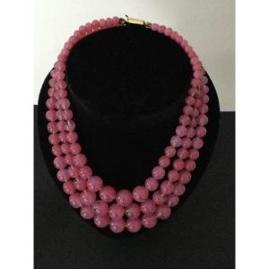 Glass Paste Balls Fantasy Necklace