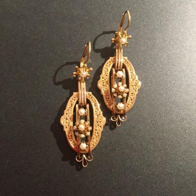 Napoléon Lll Earrings In Yellow Gold