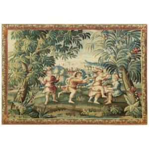 Aubusson Tapestry After Jean Baptiste Huet