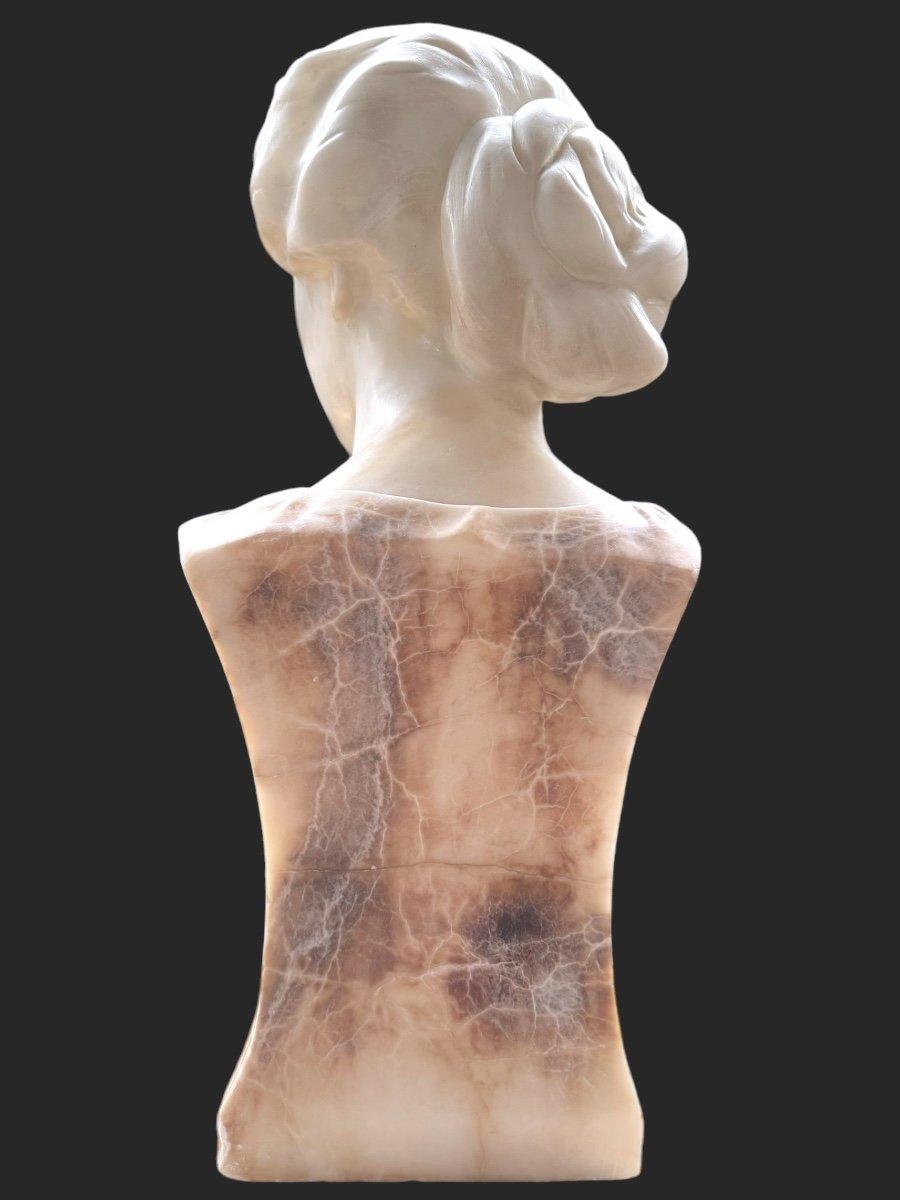 Art Nouveau Marble Bust -photo-1