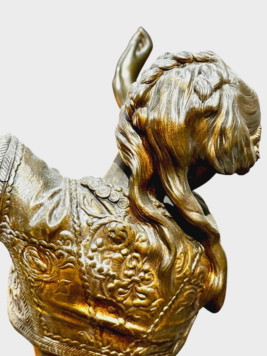 Sculpture En Bronze « Esmeralda »-photo-3