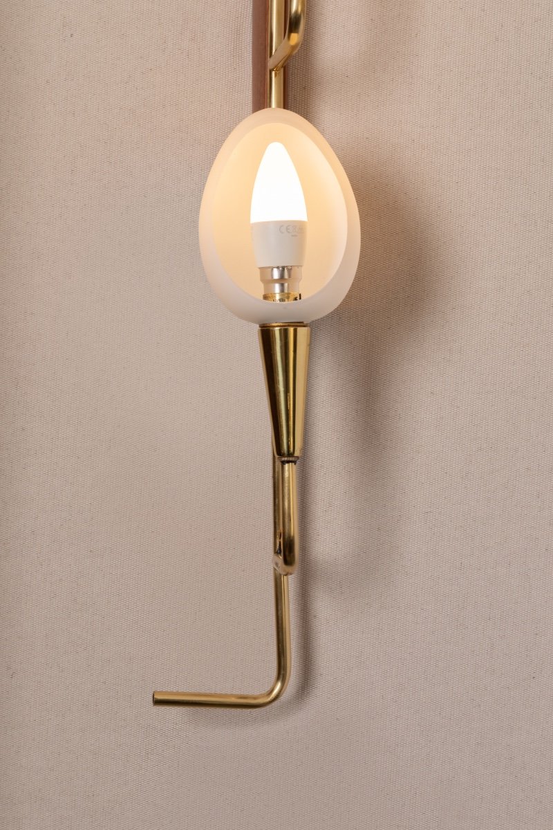 Very Large Lunel Wall Lamp 1950/60-photo-3