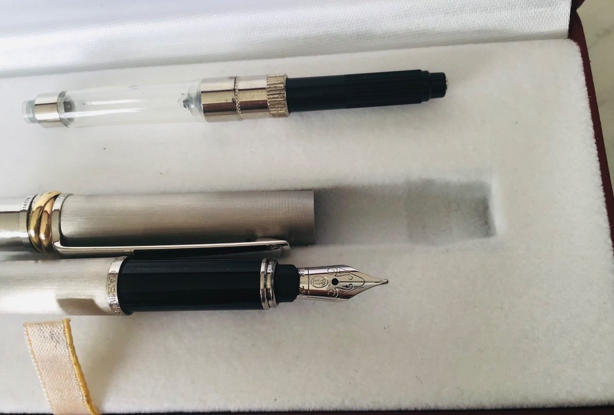 Cartier Must Gold Fountain Pen-photo-3