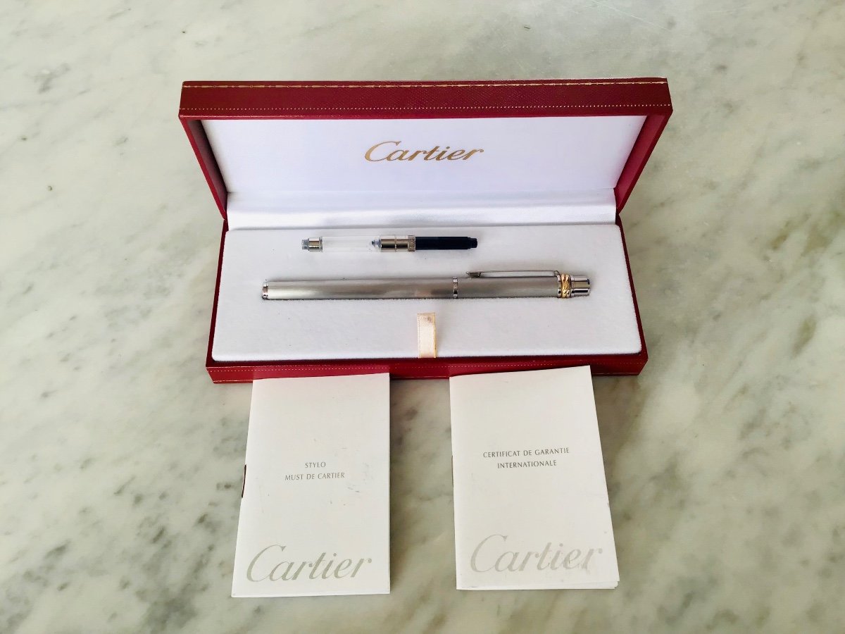 Cartier Must Gold Fountain Pen