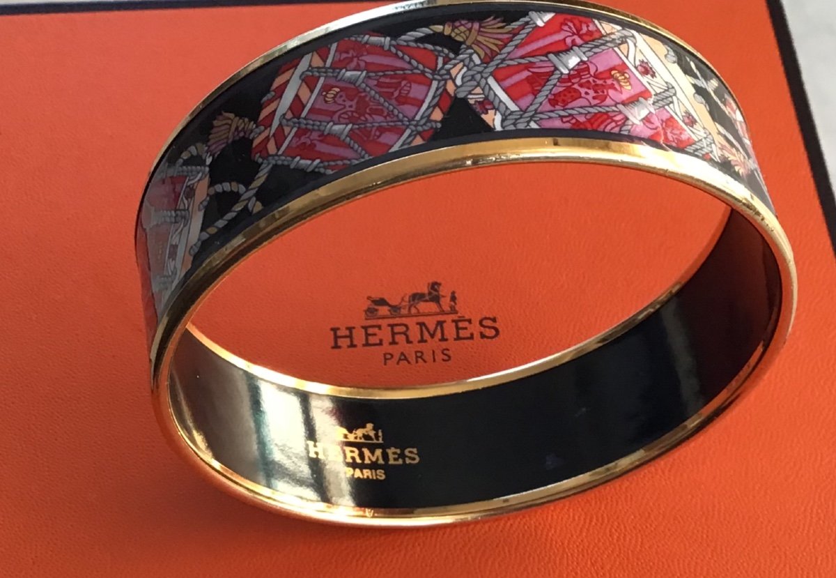 Hermès Enamel Bracelet -photo-2