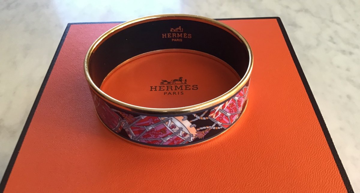 Hermès Enamel Bracelet -photo-4