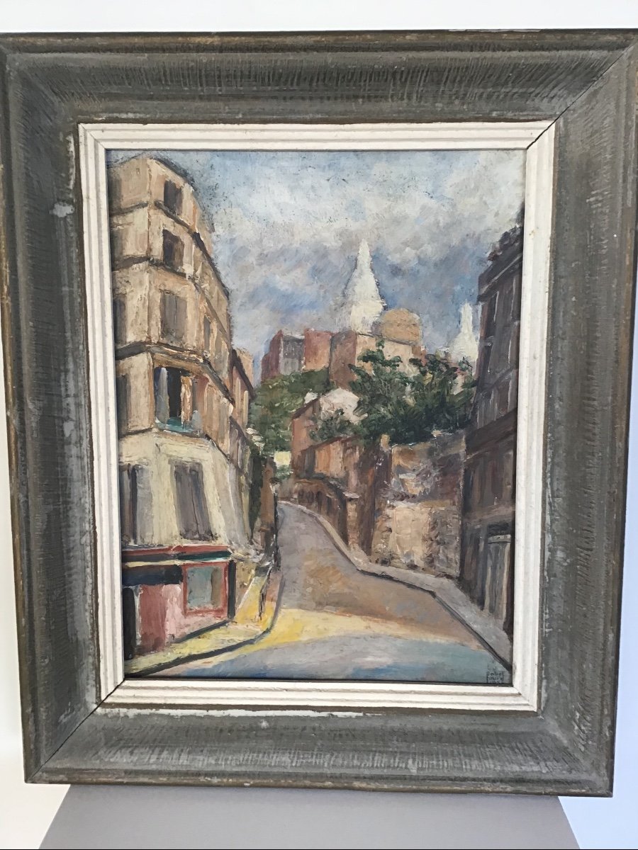 Oil On Isorel Signed And Dated 1951