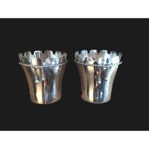 Pair Of Champagne Buckets Or Coolers Dlg Maria Pergay