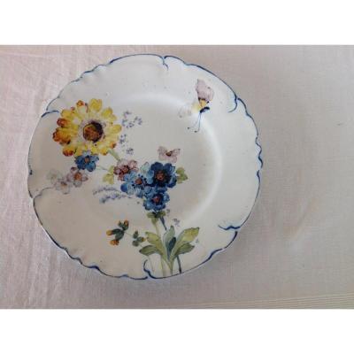 Plate Signed Albert Dammouse Sevres