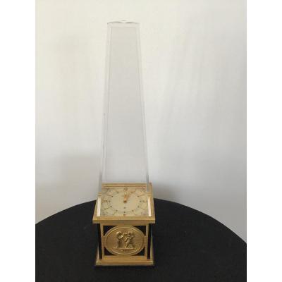 Desk Clock Lecoultre Obelisk