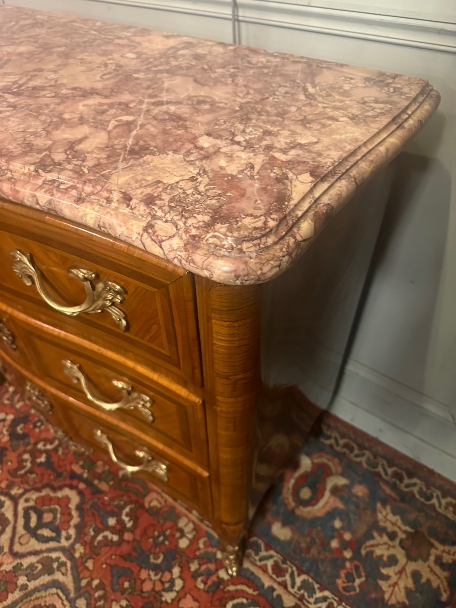 18th Century Commode In Marquetry.-photo-2