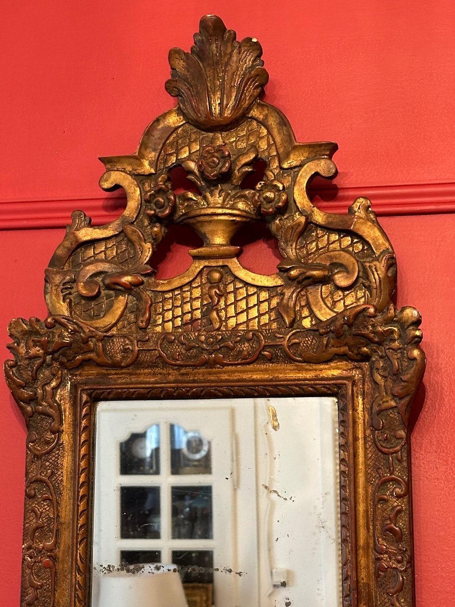 Fronton Mirror From The 18th Century. -photo-4