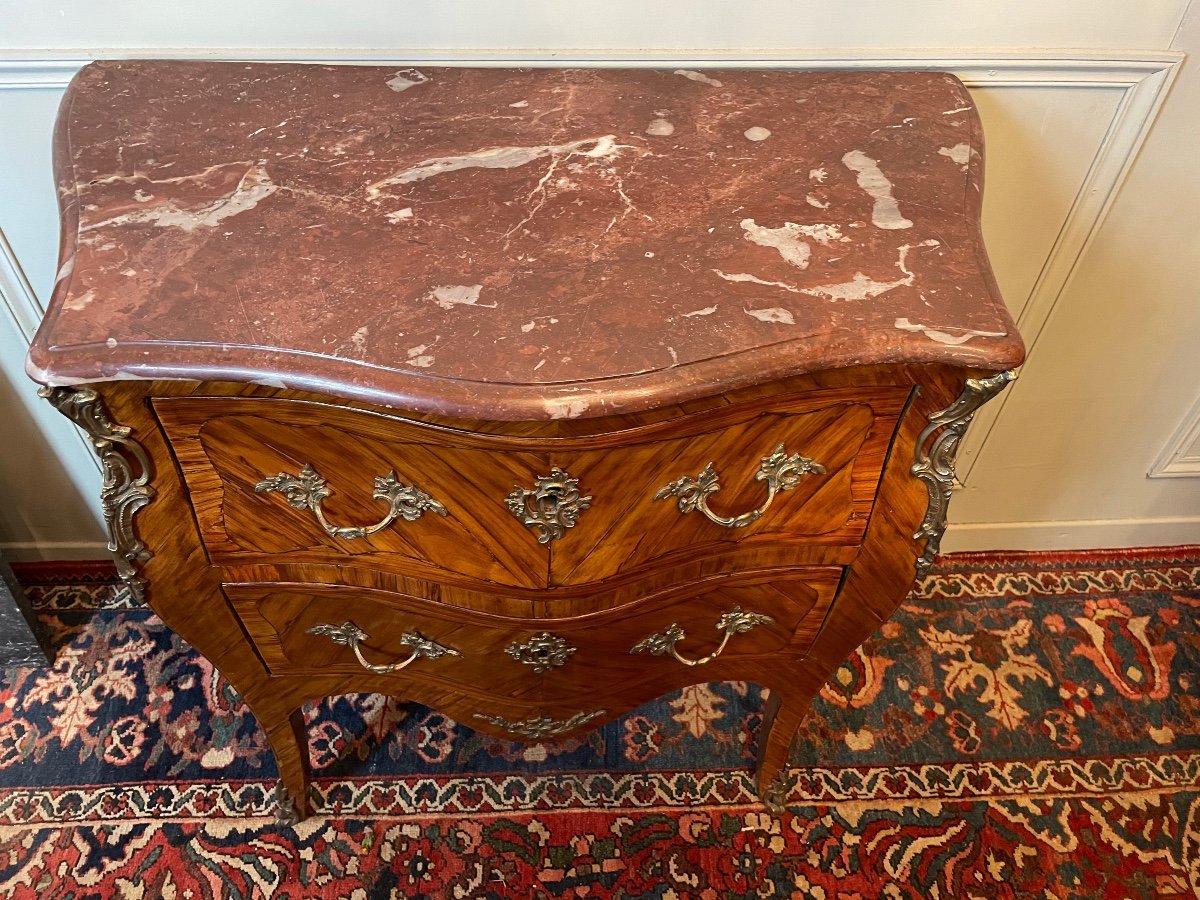 Small Louis XV Style Commode From The Late XVIII Period-photo-2