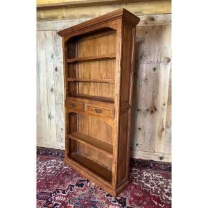 Large Bibus / Bookcase In Natural Wood. 