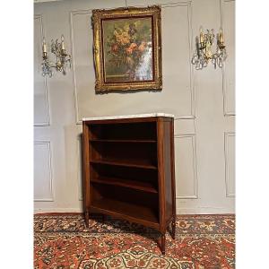 Bibus / Louis XVI Style Bookcase In Mahogany. 