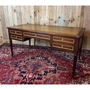 Louis XVI Style Mahogany Desk.