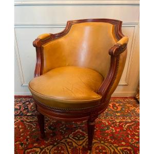 Louis XVI Style Swivel Office Chair 