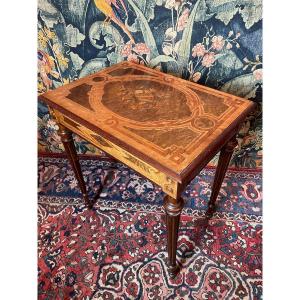 Work Table / Worker In Napoleon III Marquetry.