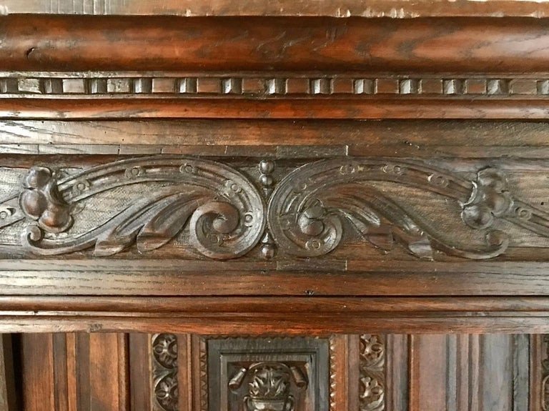 Buffet-credenza Cabinet Deux Corps Renaissance 16th Century France-photo-4