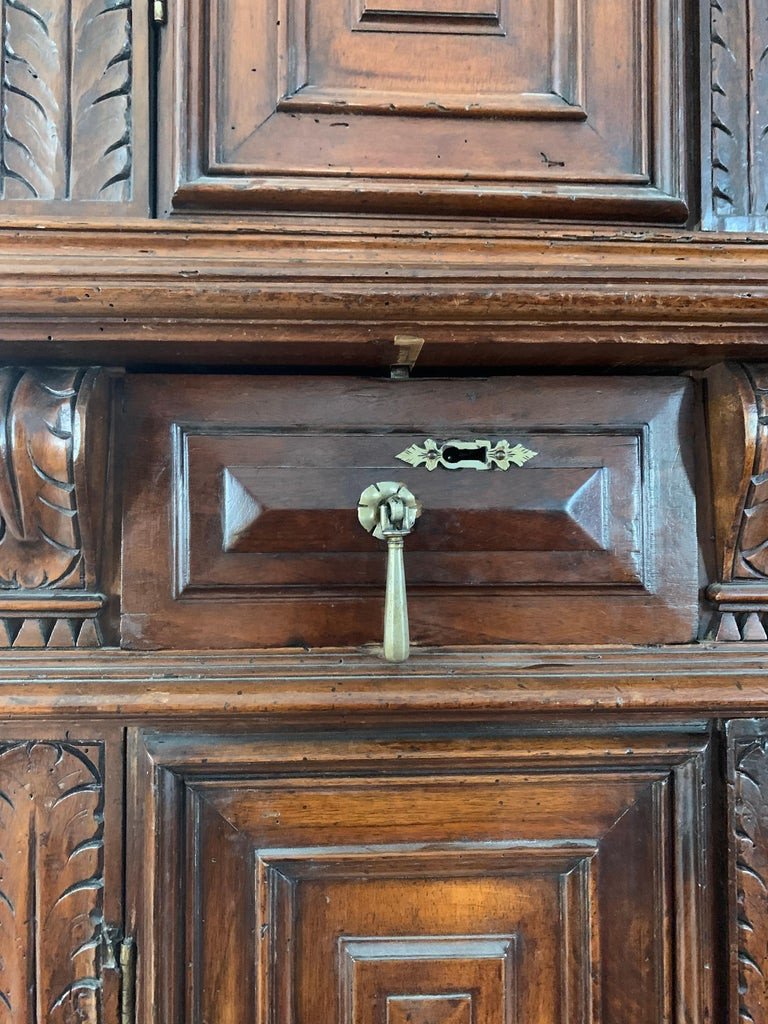 Cabinet / Sideboard / Wardrobe In Walnut - Early 17th Century - Renaissance Style France-photo-6