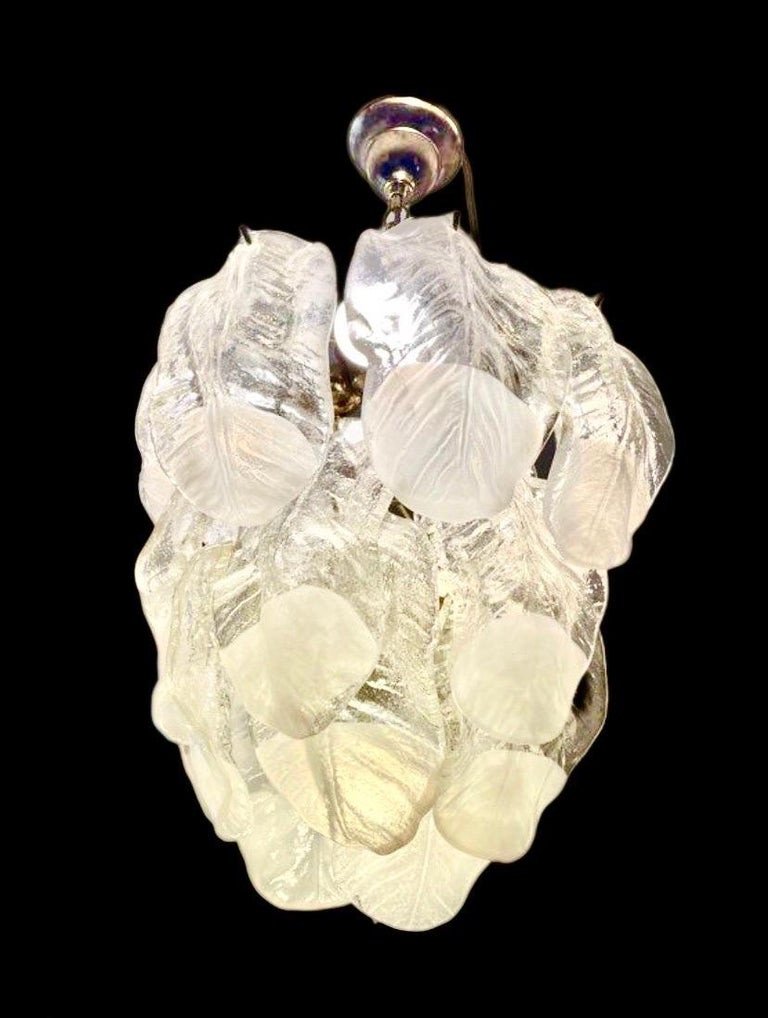 Murano Glass Chandelier - Mazzega - Italy, Venice - 1970-photo-4