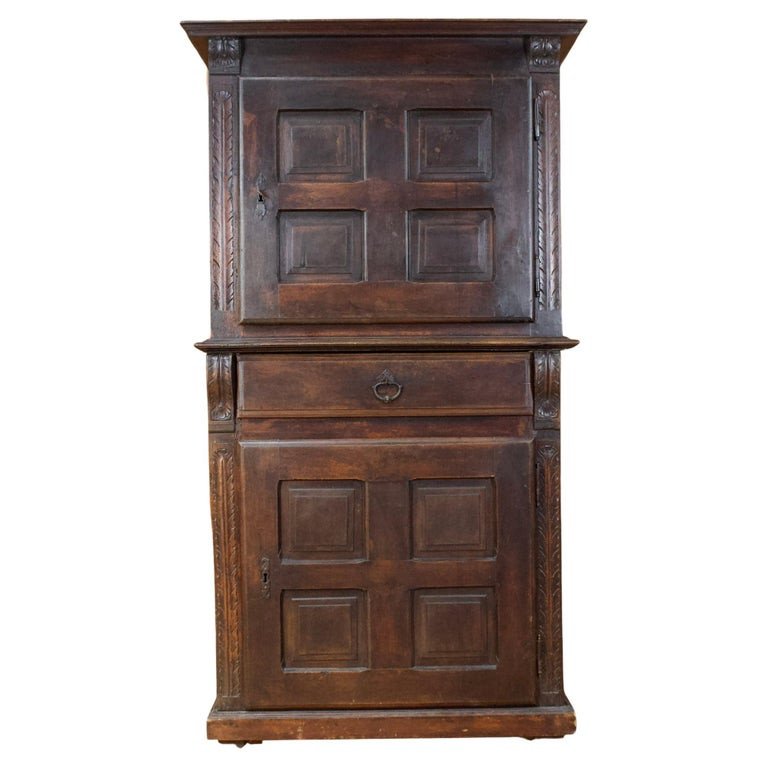 Cabinet, petite armoire d'époque Louis XIII - XVIIème Siècle