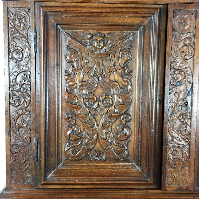 Richly Carved Buffet - Renaissance - Circa 1580 - France ​-photo-2