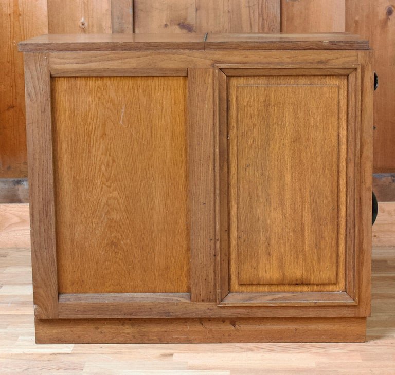 Bar Cabinet With Bottle Rack And Mirror - Art Deco Circa 1930 - France-photo-3