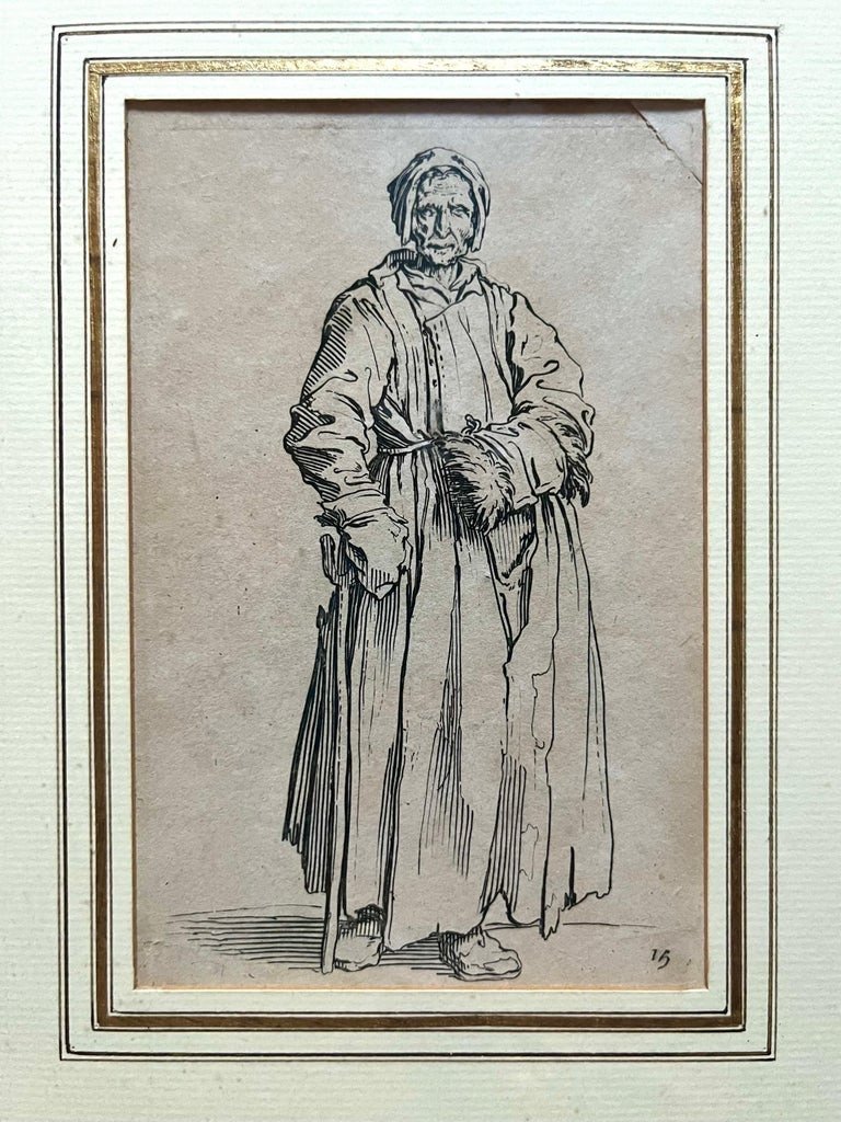 Callot - Ensemble De 6 Gravures Les Gueux - Encadré - 17e - Jacques Callot-photo-2