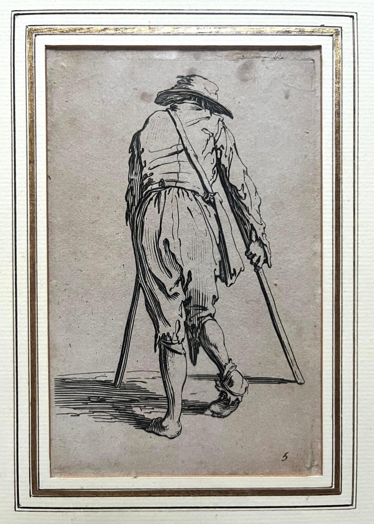 Callot - Ensemble De 6 Gravures Les Gueux - Encadré - 17e - Jacques Callot-photo-4