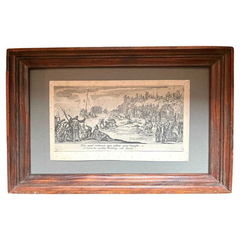 Jacques Callot - Engraving The Crucifixion - The Great Passion - France 17th-photo-2