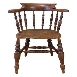 Victorian Captain's Chair - 19th Century England