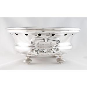 Christofle – Silver-plated Chafing Dish, Paris, 19th Century