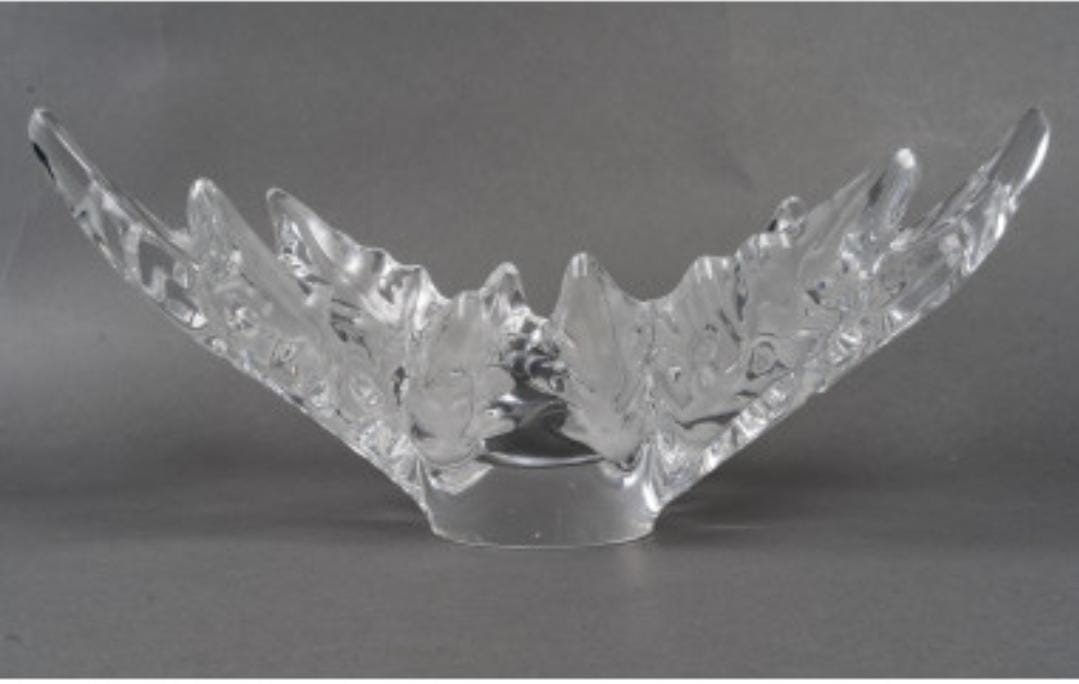 Crystal Cup Signed Lalique, Dating From The 20th Century